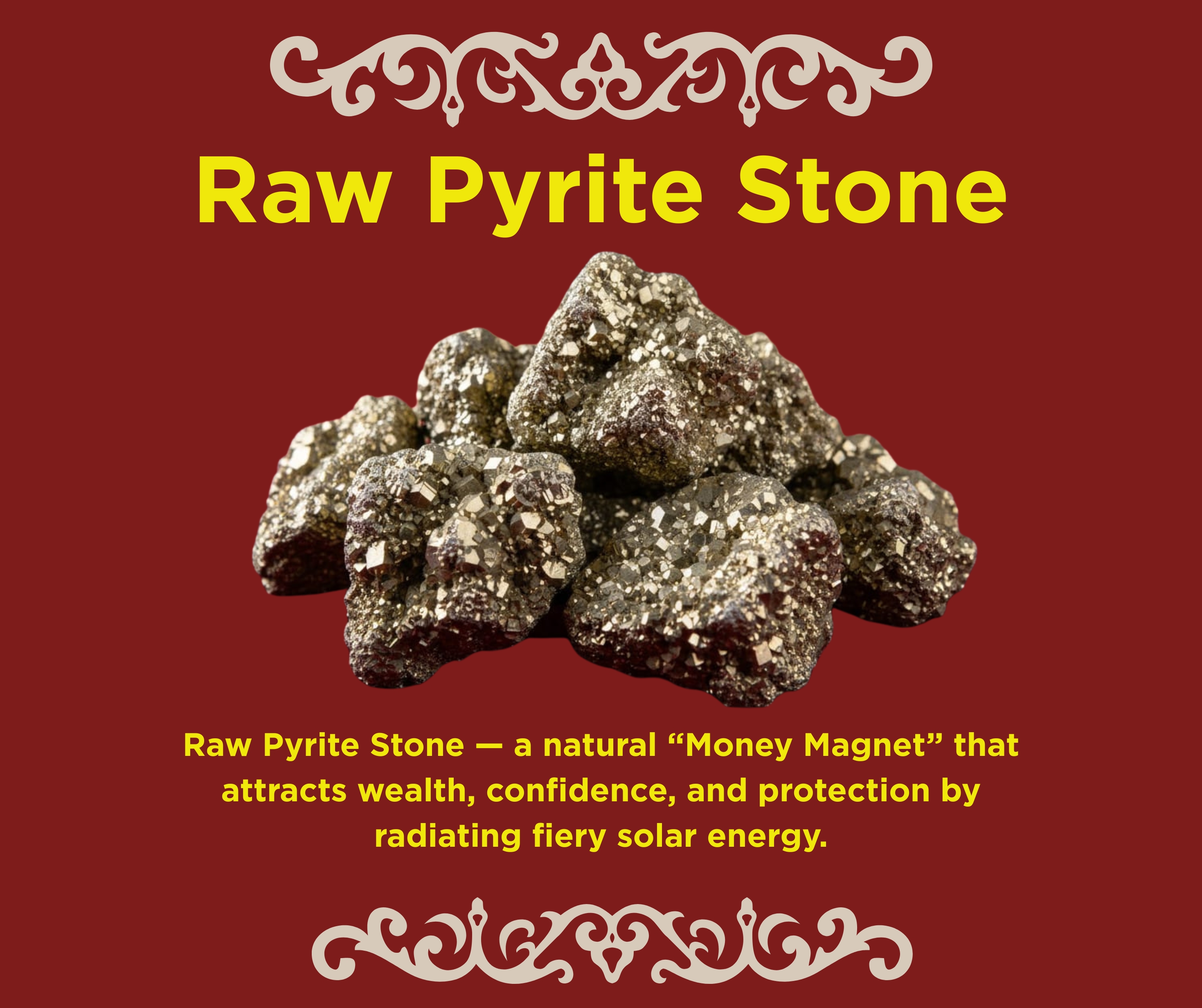  Pyrite Stone – The Fire of Wealth and Power